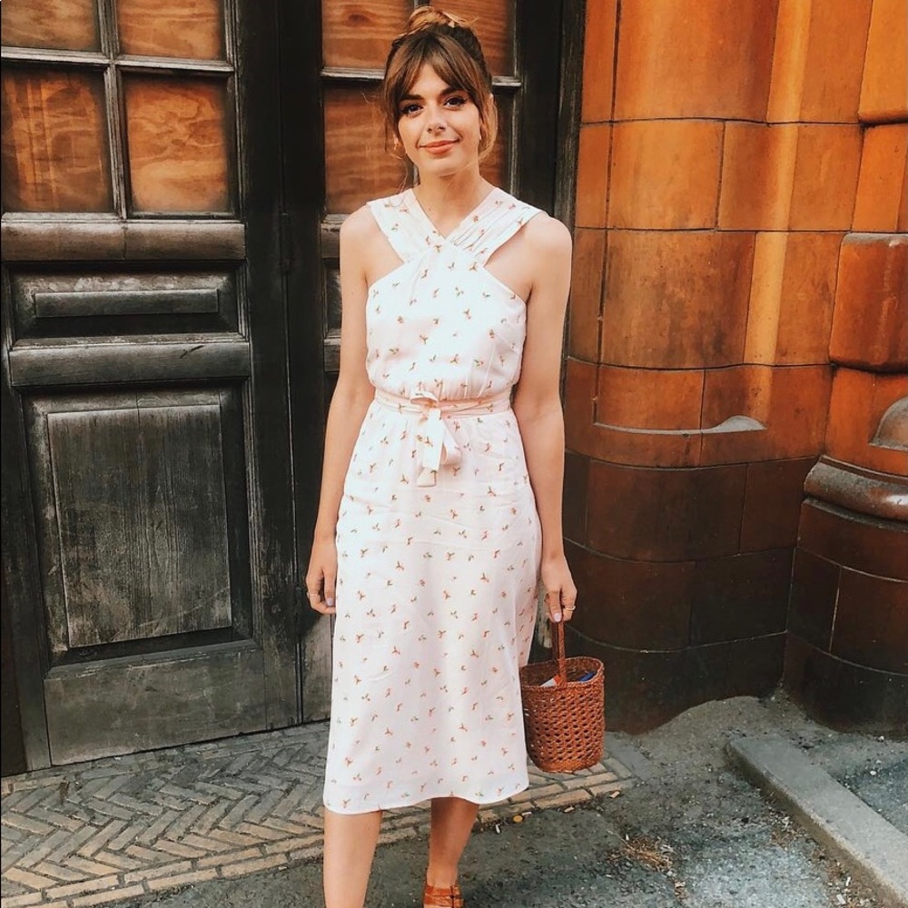 & Other Stories Pink Dress US 4